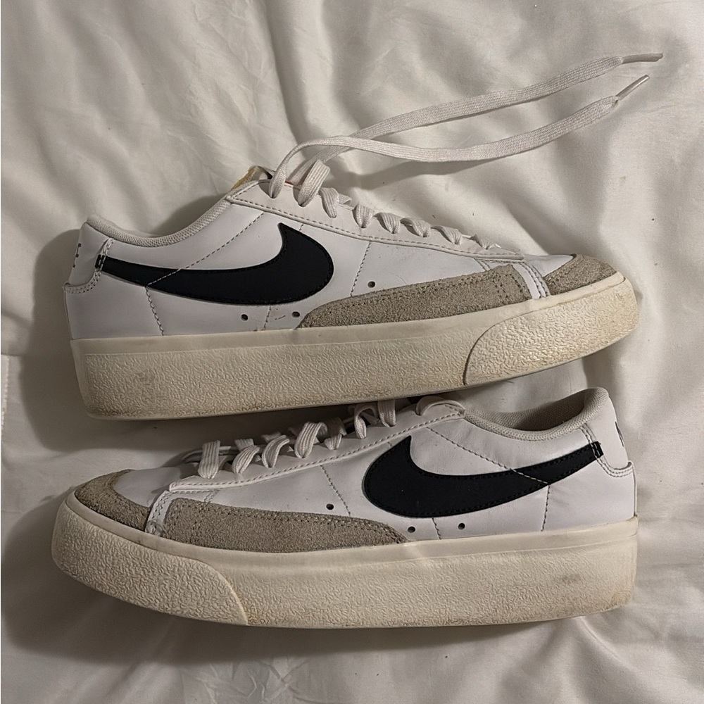 Nike blazer platform sneakers